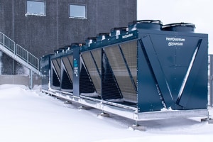 Industrial plug and play heat pumps