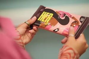 Hershey and HP partner in QR to celebrate women