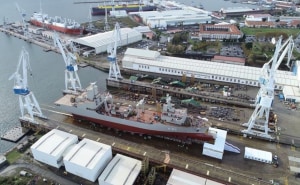RAN's next oiler ship launched in Spain