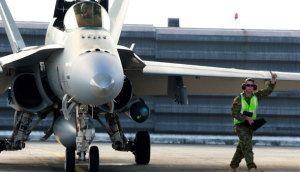 F/A-18 maintenance ahead of schedule