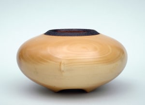 Turning a hollow Huon pine form