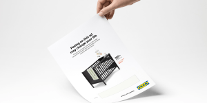 A print ad that's a wee bit different, literally!