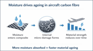 Study finds moisture drives carbon fibre ageing