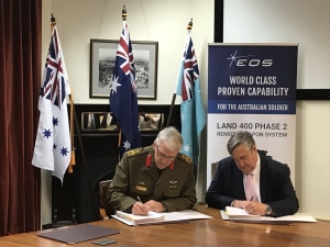 Defence signs Boxer RWS contract with EOS
