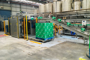 Tru Blu installs palletising system for diverse skus