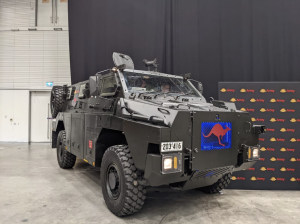 Army unveils electric Bushmaster