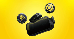 Insta360's upcoming Mic Pro and Luna Ultra let you show logos, graphics or even emojis on the mic while filming