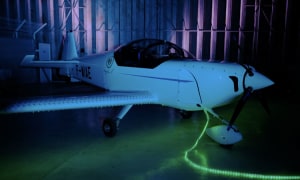 Aura flies its Integral E Electric Aeroplane