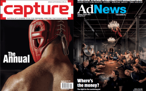 Top Sydney advertising photographer snags covers of both Capture and AdNews' Annuals