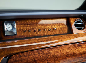 Bespoke wood interior is luxury for Rolls Royce