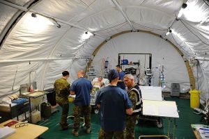 SAAB briefs on deployable health project