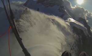 FRIDAY FLYING VIDEO: Gliding off the Jungfraujoch