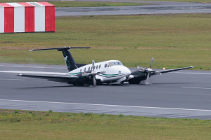 Fatigue Crack led to King Air Wheels-up: ATSB