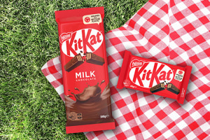 KitKat launches 90% recycled content wrappers