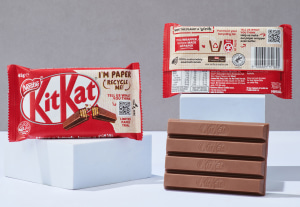 Trial paper pack for Nestle's KitKat launches