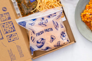 KM delivers compostable bags for pasta