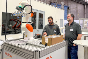 Kuka unveils new cobot during grand opening