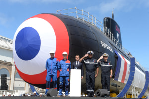 France launches first next-gen nuclear submarine