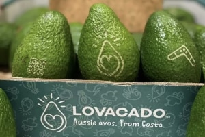 Costa using lasers instead of fruit stickers