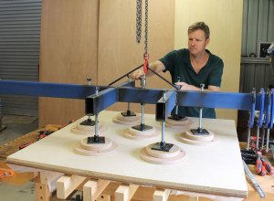 Make your own veneer press