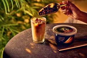 Popping pearls make the latte jump