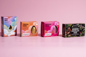 Compostable packs for Loving Earth Easter range