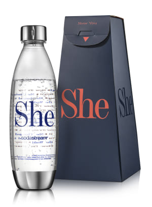 SodaStream boosts shelf shout with &lsquo;She&rsquo; bottle