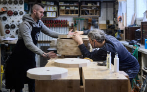 Milan furniture inspired by food and fabric