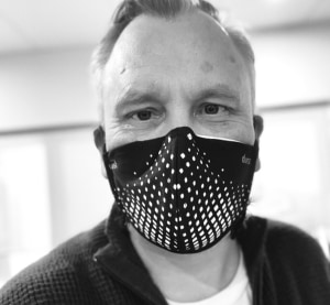 Vivad printing masks with Durst template