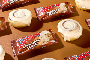 Peters Ice Cream bon-ifies the cinnamon scroll