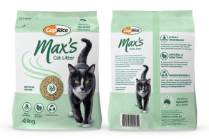 Tweak redesigns Max&rsquo;s Cat Litter packaging