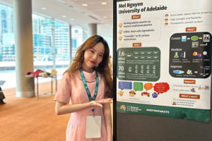 Food waste bioplastic wins international award