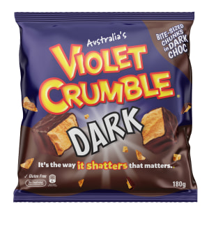 From bar to bag: Violet Crumble Dark takes new form