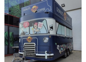 Mezographic wraps delectable designs on food truck