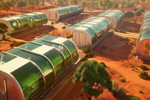 Microalgae-based architecture 