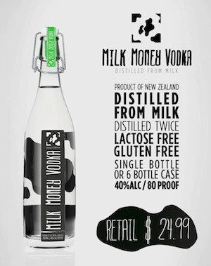 Vodka in a milk bottle?