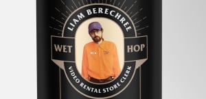 Video store staff star in quirky beer can design