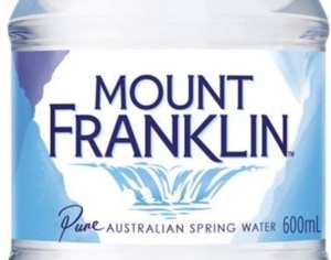 Mount Franklin bottles now 100 per cent recycled