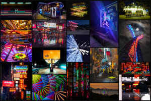 June 'Neon Lights' free monthly photo comp: The winners!