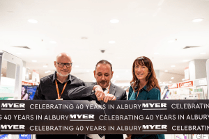Myer Albury celebrates 40 years with store refurbishment