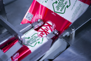 KitKat pack prototypes recycled soft plastic wrapper