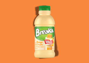 New Breaka milk captures Mango & Cream Weis flavour