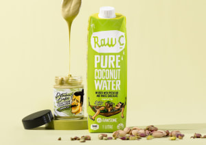 Sip the spread: Raw C and Pistachio Papi collab 