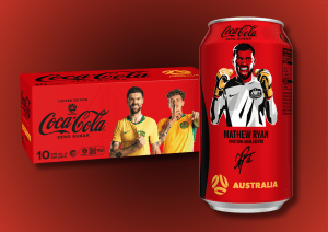 Socceroos feature on limited-edition Coca-Cola cans