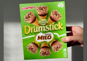Milo-flavoured Drumstick Minis hit the freezer aisle