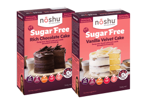 Noshu launches sugar-free cake mixes
