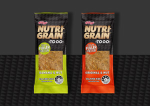 Kellogg selects sporty look for Nutri-Grain bars