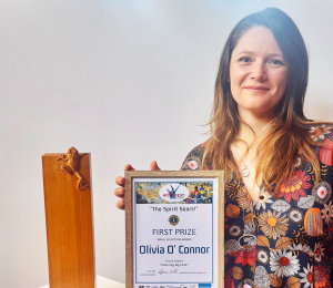 Olivia O'Connor wins $5,000 sculpture prize