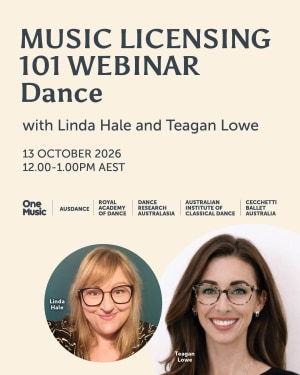 Music Licensing Webinar for Dance Schools