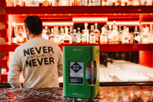 Gin to 'Never Never' use disposable packaging